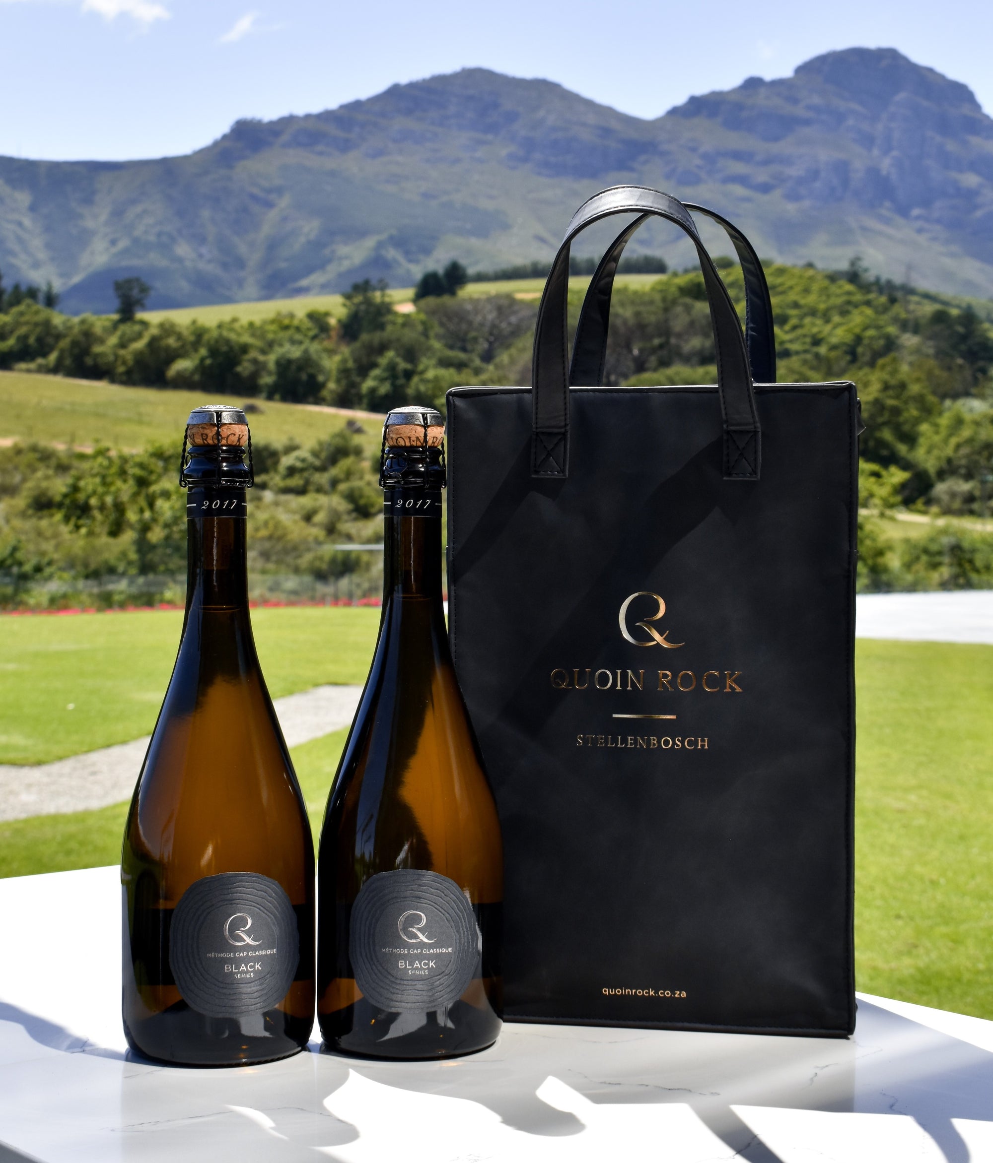 Two bottles of Black Series MCC 2017 with 2-Bottle MCC Cooler